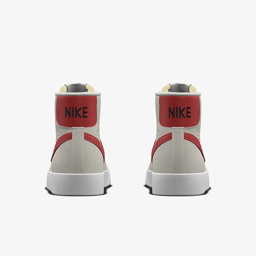 Giày Nike Blazer Mid '77 Unlocked By You Nam Xám Đỏ